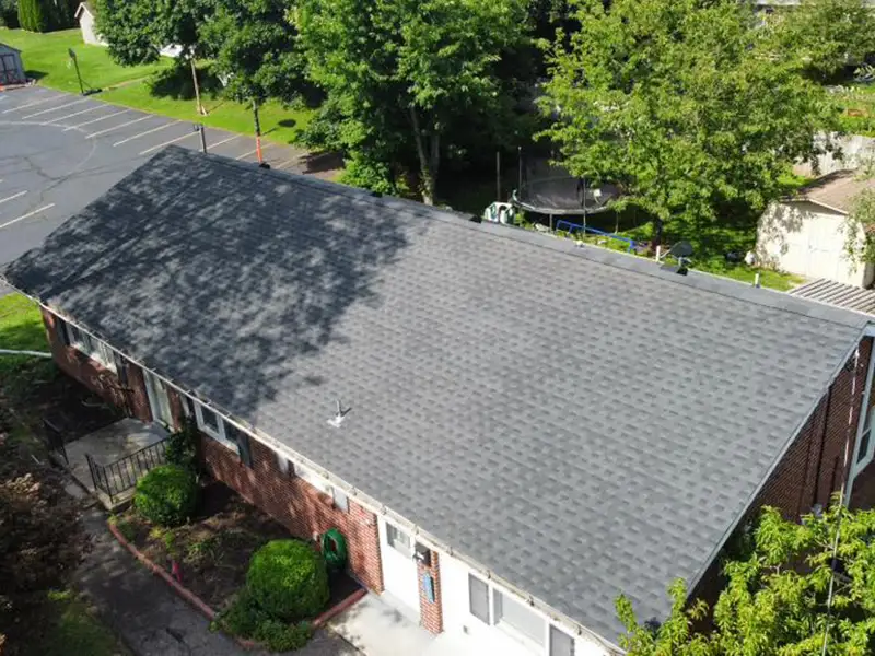 Small home with new shingles